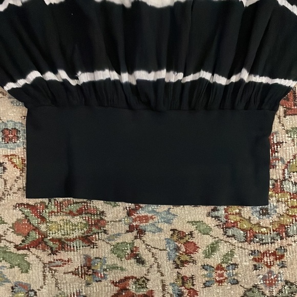 𝅺black Tie Dye Top Sz M - Picture 4 of 5